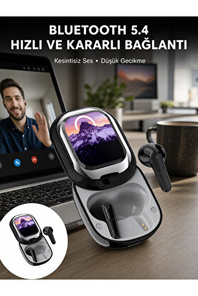 Khi-Zai Enc Destekli Bluetooth 5.4 Kulaklık – Eq Ayarlı, Akıllı Kutulu