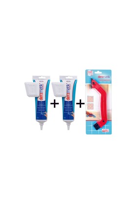 Derzmatik Gaga Uçlu Beyaz 380 Gr. 2'li + Derz Kazıyıcı
