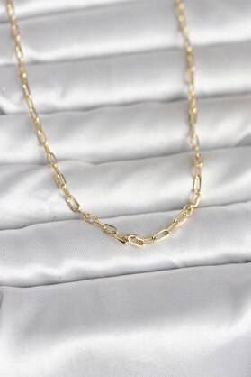 Ethab Giyim Cm 14K Gold Renk Ataç Zincir Model 60 Cm Kadın Kolye 5886 - Glst2597-4168