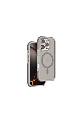 Ethab Ticaret Glb-Stl41414 Venco İphone 16 Pro Max Orbit Magsafe Kapak - Titan Gri