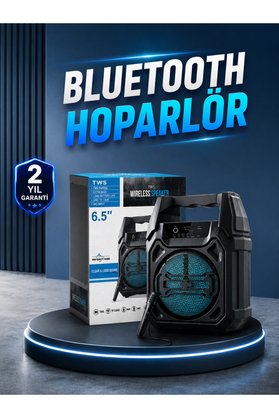 Reza 15W Güçlü Ses Çıkışlı Bluetooth Hoparlör Fm Radyo Ve Mikrofon Destekli - Lisinya