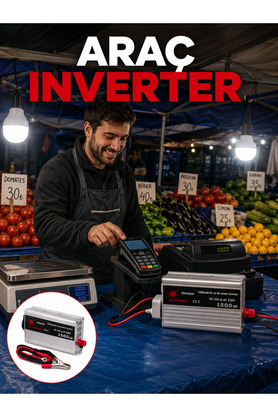 Artepieza Co. 1500W Araç İnvertörü Güçlü Priz Çıkış - Lisinya