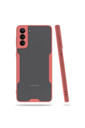 Ethab Ticaret Glb-Stl41414 Samsung Galaxy S21 Plus Kılıf Platin Silikon - Pembe