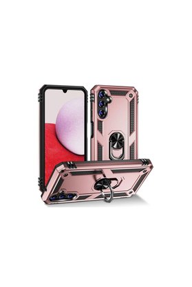 Ethab Ticaret Glb-Stl41414 Samsung Galaxy A04S Kılıf Sofya Yüzüklü Silikon Kapak - Rose