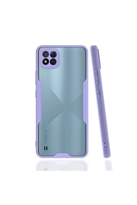 Evimdeyokyok Realme C11 2021 Kılıf Platin Silikon - Lila