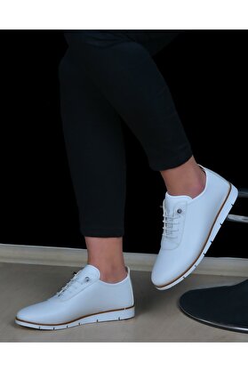 Babuba Kadın Spor Casual Ayakkabı Beyaz Renk