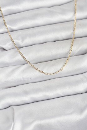 Ethab Giyim Cm 14K Gold Renk Ataç Zincir Model 60 Cm Kadın Kolye 5886 - Glst2582-6511