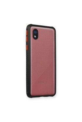 Ethab Ticaret Glb-Stl41414 Samsung Galaxy A01 Core Kılıf Miami Şeffaf Silikon - Siyah