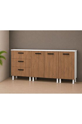 Visasconcept Üç Çekmeceli 180 Cm Çok Amaçlı Dolap