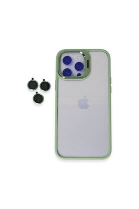Ethab Ticaret Glb-Stl41414 Joko İphone 14 Pro Kılıf Roblox Lens Standlı Kapak - Yeşil