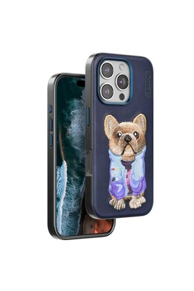 Ethab Ticaret Glb-Stl41414 Venco İphone 16 Pro Max Cute Desenli Kapak - Lacivert