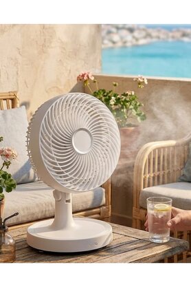 Ethab Giyim 2200 Rpm Mini Masaüstü Vantilatör Sessiz Ve Güçlü Hava Akışlı Fan - Glst7816-3581