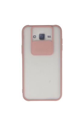 Ethab Ticaret Glb-Stl41414 Samsung Galaxy J7 Kılıf Palm Buzlu Kamera Sürgülü Silikon - Pembe