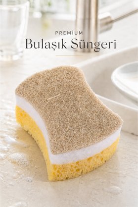 Ezupack Sisal Keçe Premium Lifli Bulaşık Süngeri – Özel Dokulu Dayanıklı Geniş Gözenekli Mutfak Sünger Sponge Scrub it