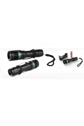 Ethab Ticaret Glb-Stl41414 Power Style 500 Lümen 600 Metre Işık Uzantılı Zoomlu Şarjlı El Feneri 6109