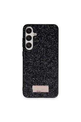 Ethab Ticaret Glb-Stl41414 Onegif Samsung Galaxy A55 5G Bright Simli Kapak - Siyah