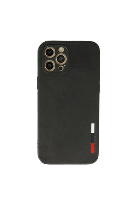 Ethab Ticaret Glb-Stl41414 İphone 12 Pro Max Kılıf Loop Deri Silikon - Siyah