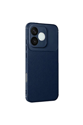 Evimdeyokyok Huawei Honor 600 Lite Auto Focus Karbon Kapak - Lacivert