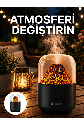 Thebestnzm Alev Efektli Ultrasonik Difüzör – Sessiz Çalışma Yeni Nesil