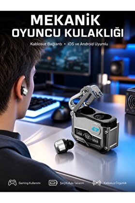 Uluvora Kulaklığı Yeni Mekanik Kablosuz Kulaklık İos Android Uyumlu Yeni Nesil - Hs08375197-6914