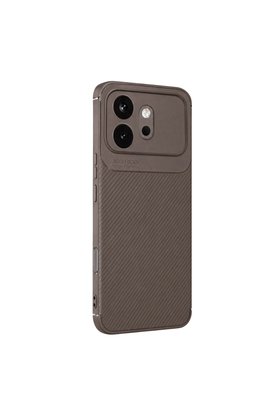 Evimdeyokyok Huawei Honor 600 Auto Focus Karbon Kapak - Gri