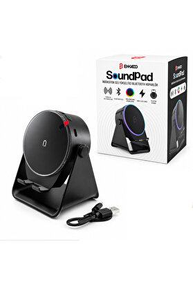 Go İthalat Soundpad 5In1 - 5W - 2000Mah Temas İle Ses Yükseltme - Telefon Stand - Usb-C Şarj Siyah İndiksiyon S