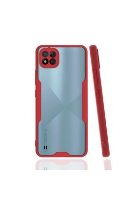 Evimdeyokyok Realme C11 2021 Kılıf Platin Silikon - Kırmızı