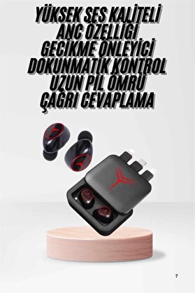 Toptan Bulurum Kablosuz Şarj Göstergeli Powerbank Özellikli Bluetooth Kulaklık Çağrı Cevaplayabilen