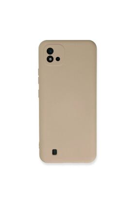 Ethab Ticaret Glb-Stl41414 Realme C11 2021 Kılıf Nano İçi Kadife Silikon - Pudra