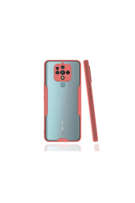 Evimdeyokyok Tecno Camon 16 Kılıf Platin Silikon - Pembe