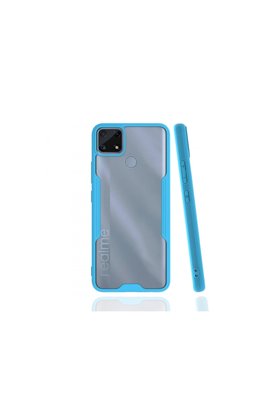 Evimdeyokyok Realme C25 Kılıf Platin Silikon - Mavi