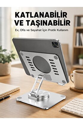 Ethab Giyim Taşınabilir Katlanır Tablet Braketi Masaüstü Stand Yeni Nesil - Glst2874-6265
