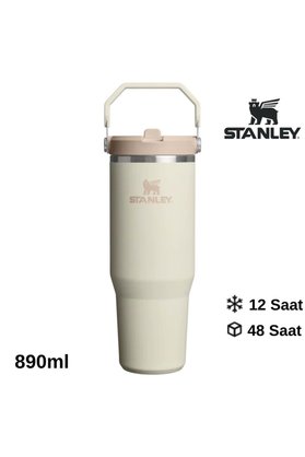Stanley The IceFlow™ Flip Straw 2.0 Tumbler 0.89L / 30oz Cream 10-13424-0197 STD