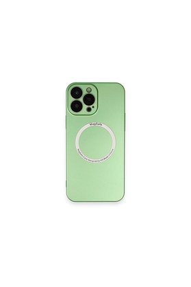 Ethab Ticaret Glb-Stl41414 İphone 13 Pro Kılıf Jack Magneticsafe Lens Silikon - Yeşil