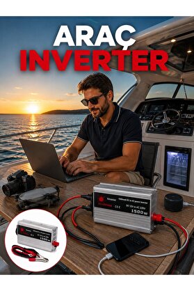 Ethab Giyim 1500W Yüksek Güç Çıkışlı Araç Inverter - Glst4411-4898