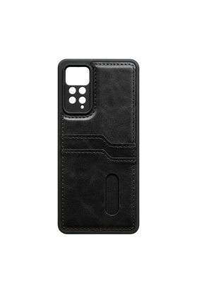 Evimdeyokyok Xiaomi Redmi Note 12 Pro 4G Kılıf Sara Kartvizitli Deri Kılıf - Siyah