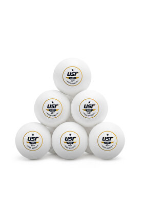 USR Starter 10 lu 1 Yıldız Masa Tenisi Topu Beyaz