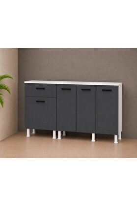 Visasconcept Tek Çekmeceli 180 Cm Çok Amaçlı Dolap