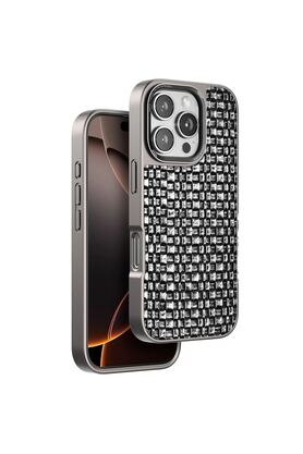 Ethab Ticaret Glb-Stl41414 Venco İphone 16 Pro Brand Kapak - Gümüş