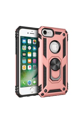 Ethab Ticaret Glb-Stl41414 İphone 7 Kılıf Sofya Yüzüklü Silikon Kapak - Rose