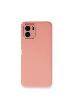 Evimdeyokyok Vivo Y15S Kılıf Lansman Glass Kapak - Pembe
