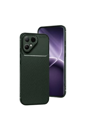 Evimdeyokyok Tecno Pova Curve 2 5G Auto Focus Karbon Kapak - Koyu Yeşil