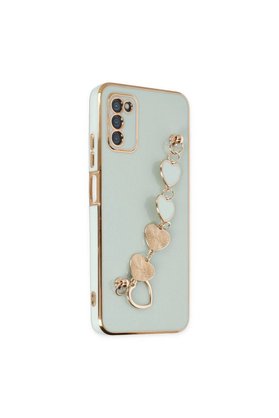 Ethab Ticaret Glb-Stl41414 Samsung Galaxy A03S Kılıf Esila Silikon - Su Yeşili