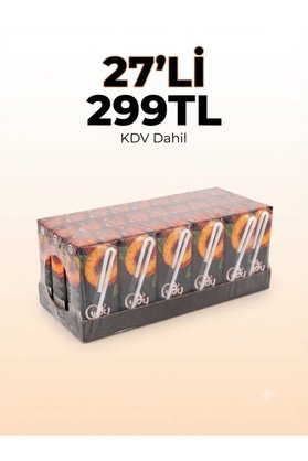 cudy Meyve suyu şeftali 27li 200ml