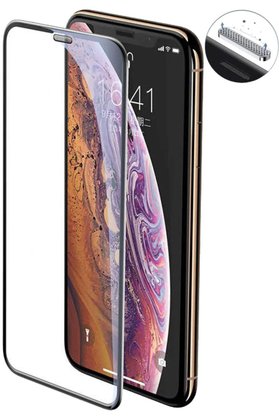 Ethab Ticaret Glb-Stl41414 Iphone 13 Pro Max Uyumlu 9D Tam Kaplayan Parmak Izi Bırakmayan Ekran Koruyucu Film