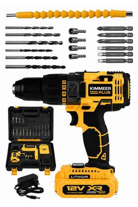 Jetta Power Tools 12v 2ah Metal Şanzıman Çift Akülü Bakır Sargı 24 Parça Şarjlı Akülü Vidalama Matkap