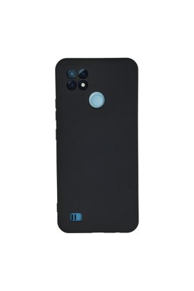 Evimdeyokyok Realme C21 Kılıf Nano İçi Kadife Silikon - Lacivert