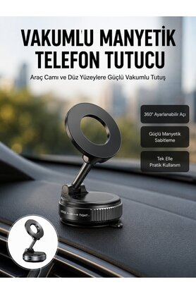Ethab Giyim 360 Derece Ayarlanabilir Manyetik Araç Telefon Standı Yeni Nesil - Glst9500-5093