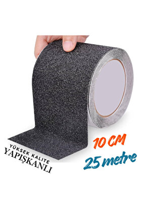 Evi̇mdeyokyok Si̇yah Merdi̇ven Ve Zemi̇n Kaydırmaz Kaymaz Bant 100Mm X 25Mt