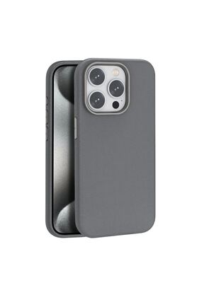 Ethab Ticaret Glb-Stl41414 Joko İphone 15 Pro Max Kılıf Wonder Deri Magsafe Kapak - Titan Gri